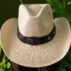 Sombrero Estilo Tejano de Rafia (unisex)