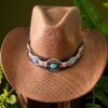 Sombrero Estilo Tejano de Rafia (unisex)