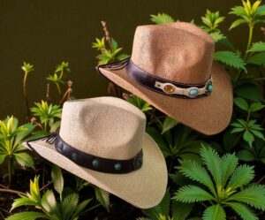 Rafia_Vaquero_Camel(2) Sombrero Estilo Tejano de Rafia (unisex)